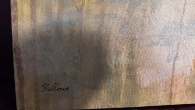 Abstract Geometric Composition — Signed 'Bellows', Numbered 719/950 - detail