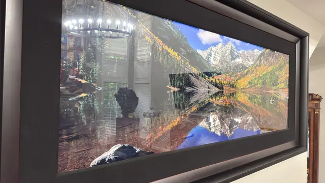 Alpine Lake Reflection - detail