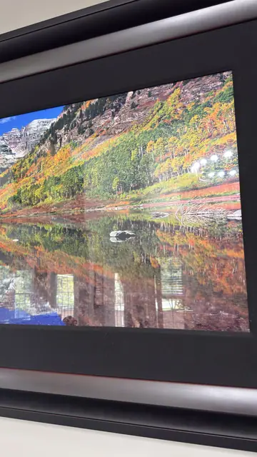 Alpine Lake Reflection - detail