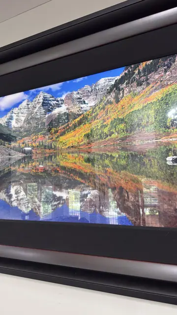 Alpine Lake Reflection - detail
