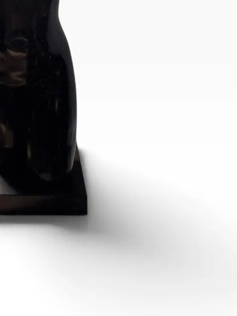 Black Marble Female Torso Sculpture - detail