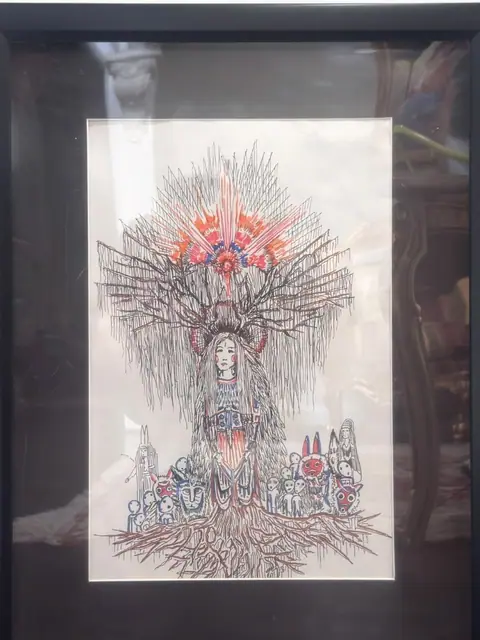 Forest Spirit with Tree of Life - detail
