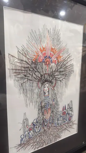 Forest Spirit with Tree of Life - detail