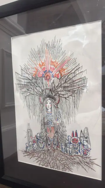 Forest Spirit with Tree of Life - detail
