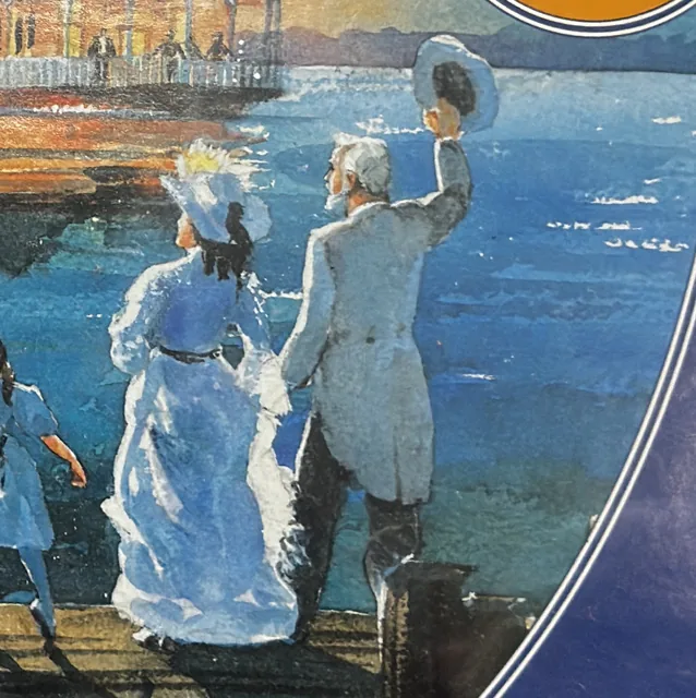 Show Boat Broadway Poster, Harold Prince Production, Silver Frame - detail
