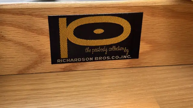 Lawrence Peabody 'Peabody Collection' Walnut Sideboard by Richardson Bros. - detail
