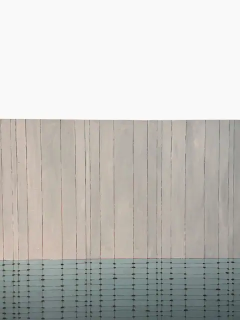 'Shallow Water' — R. Gates, 2007, Minimalist Abstract - detail