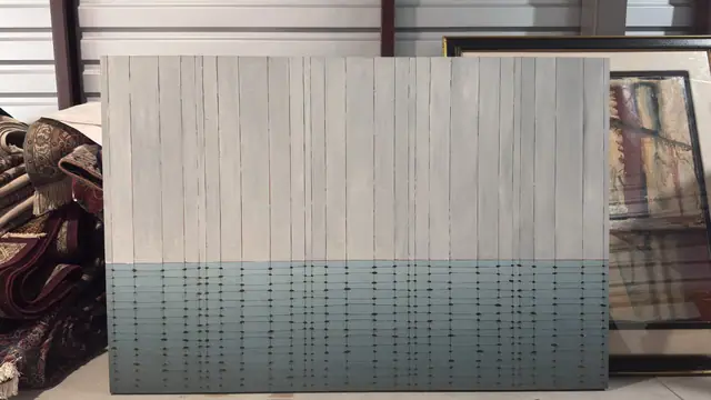 'Shallow Water' — R. Gates, 2007, Minimalist Abstract - detail