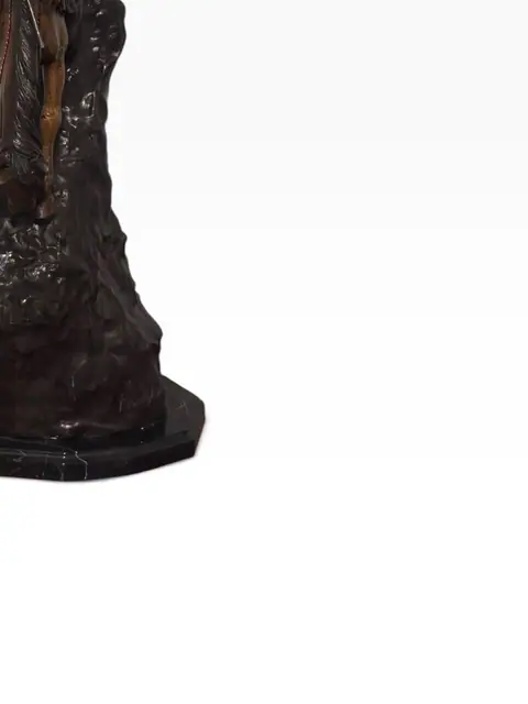 'The Mountain Man' Bronze Sculpture After Frederic Remington - detail