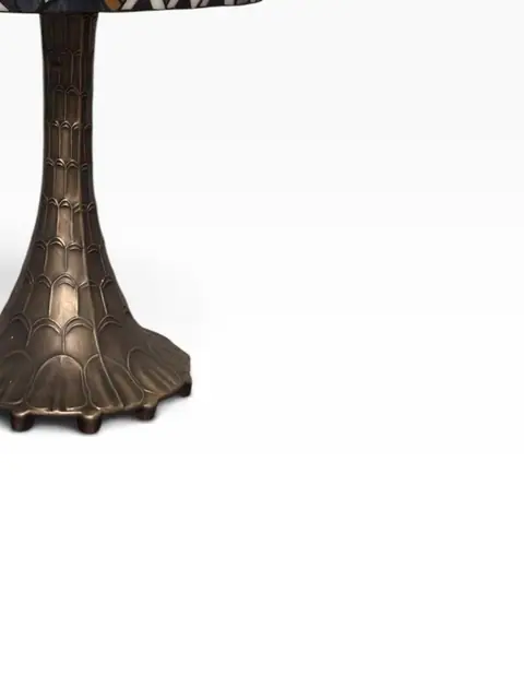 Tiffany-Style Sunflower Stained Glass Table Lamp - detail