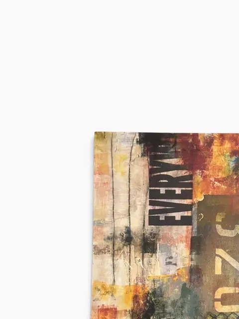 Urban Abstract Collage — Signed 'Bellows', Gallery-Wrapped Canvas - detail