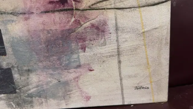 Urban Abstract Collage — Signed 'Bellows', Gallery-Wrapped Canvas - detail
