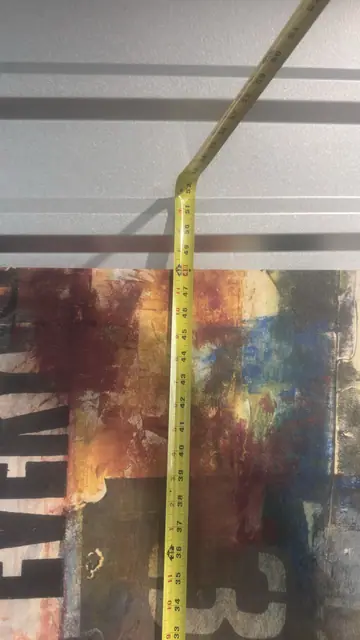 Urban Abstract Collage — Signed 'Bellows', Gallery-Wrapped Canvas - detail